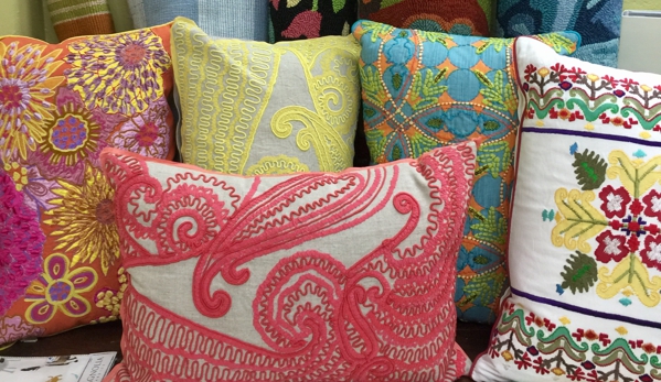 Polk Interiors, LLC - Ridgeland, MS. Pillows and outdoor rugs from CompanyC