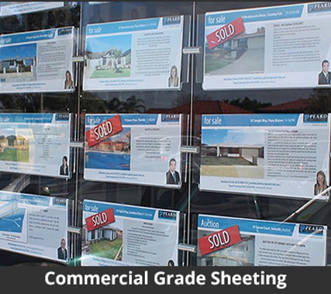 Productive Plastics - Wangara, WA. Commercial Grade Sheeting