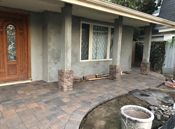 Salinas Landscaping & Tree Preservation Inc. - Los Angeles, CA. front paved in looking good
