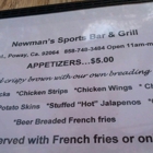 Newman's Sports Bar & Grill - CLOSED