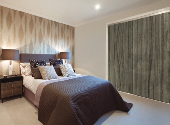 Bradnam's Windows & Doors - Kensington, QLD. Sliding Wardrobe Door With Image Glass