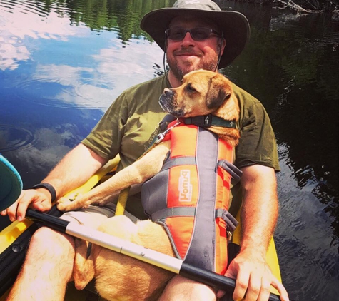 CrossFit Blacksburg - Blacksburg, VA. Ken Knott enjoying the outdoors with his pup!