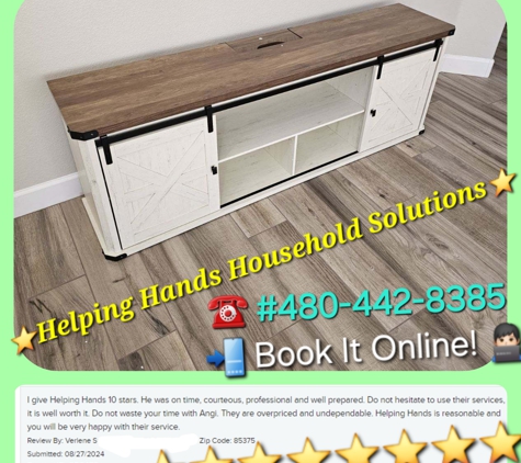 Helping Hands Household Solutions - Cave Creek, AZ. Save Time & Money With Helping Hands
