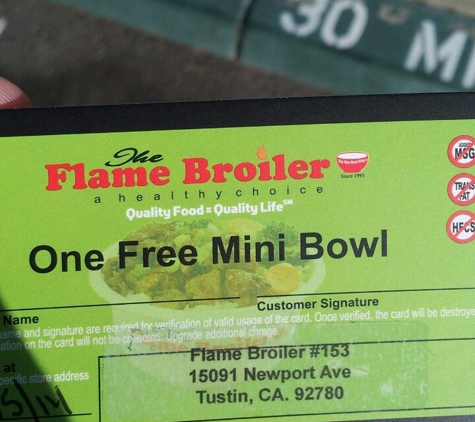 Flame Broiler - Tustin, CA