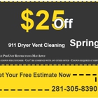 911 Dryer Vent Cleaning Spring TX