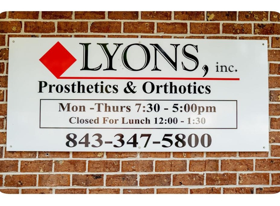 Lyons Prosthetics & Orthotics, Inc - Conway, SC