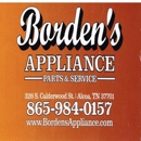 Borden's Appliance Parts And Service - Major Appliance Parts
