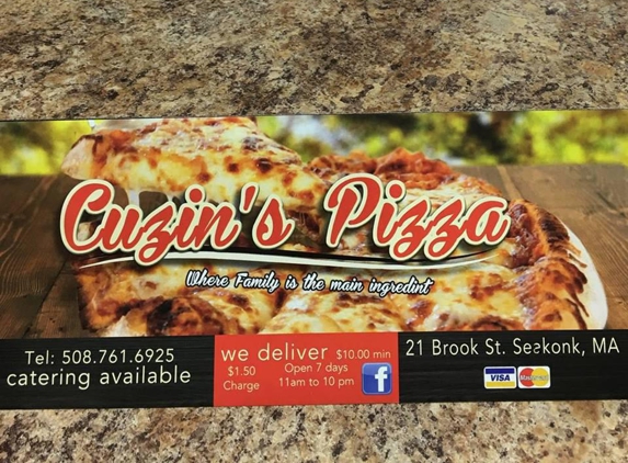 Cuzins Pizza - Seekonk, MA