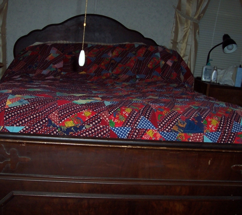 Alford Avenue Antiques & Vintage Furniture and Estate Sales - Hoover, AL. Queen Anne Bed w/Scalloped Headboard