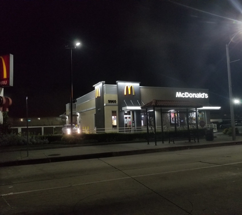 McDonald's - El Monte, CA. Outside at night