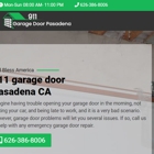 911 Garage Door Pasadena