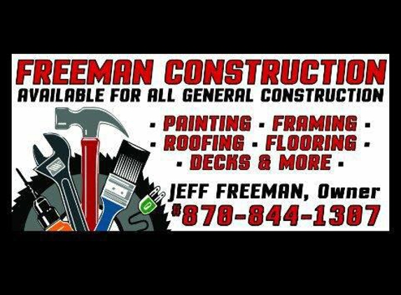 Freeman Construction & Lawn Inc. - Highland, AR