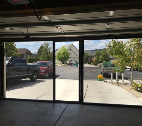 Nevada Tough Doors | formerly Mattlock - Sparks, NV. View of Garage Screen Door from inside garage