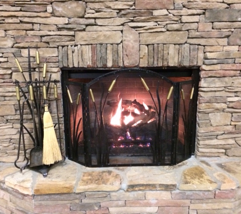 Dory's Hearth Home & Patio - Watkinsville, GA. Custom Fireplace Screen & Tool-set