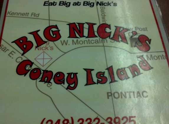 Big Nick's Coney Island - Pontiac, MI