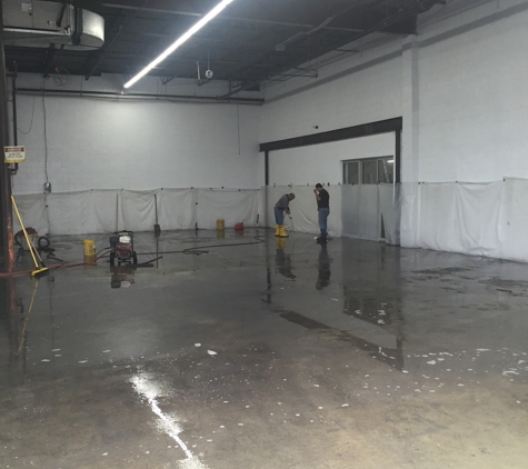 American Veteran General Contractors - Ellicott City, MD. Epoxy floor install