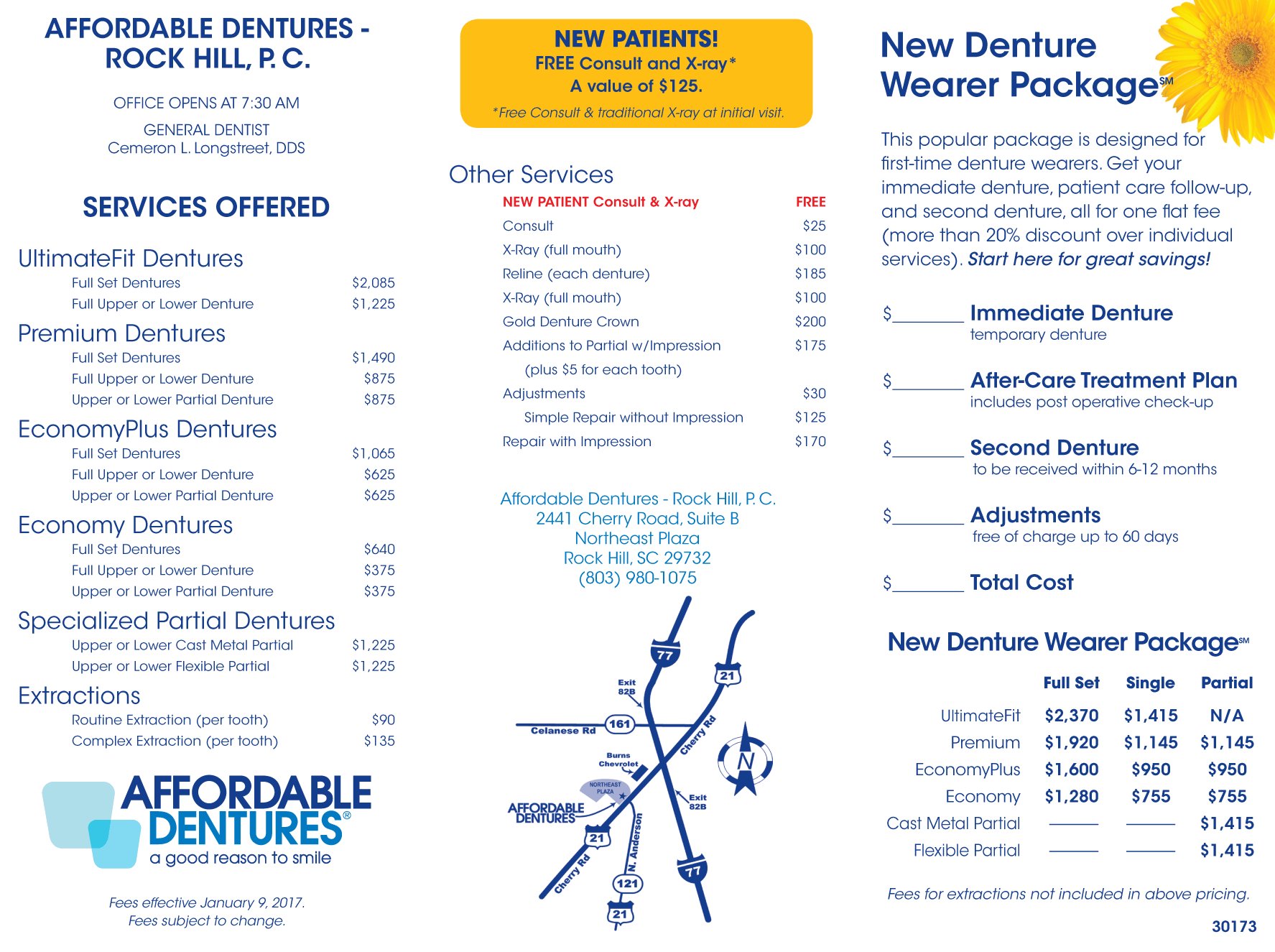 Affordable Dentures & Implants 2441 Cherry Rd, Rock Hill, SC 29732