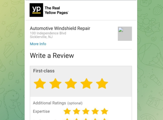 Automotive Windshield Repair - Sicklerville, NJ. Task 22