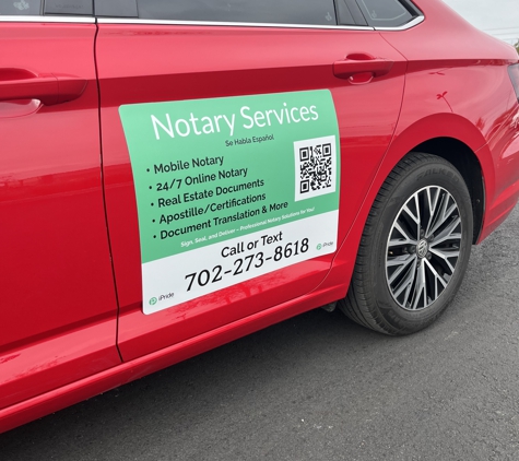 iPride Notary and Apostille 24/7 - Las Vegas, NV. Mobile Notary Public