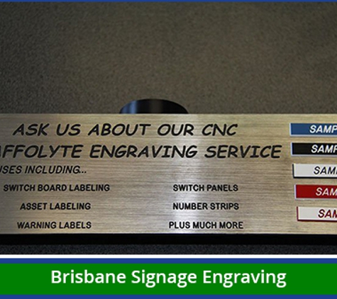 AJC Metal Products - Northgate, QLD. Brisbane Signage Engraving