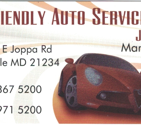 Friendly Automotive Services Inc - Parkville, MD