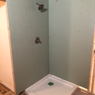 Cox Plumbing. Installation of shower during a customer’s remodel.
