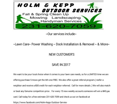 Holm & Kepp Outdoor Services - Morganfield, KY