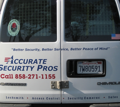 Accurate Security Pros - San Diego, CA