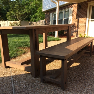 nolanbuilt - Hampton, VA. Chunky Leg Farmhouse Dining Table