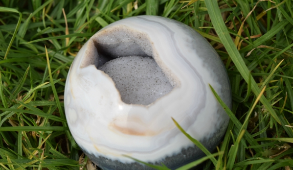 The Elephant Shop - Cooranbong, NSW. Agate & Chalcedony Open Sphere