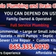 Dependable Plumbing and Drain Cleaning and  Home Remodeling