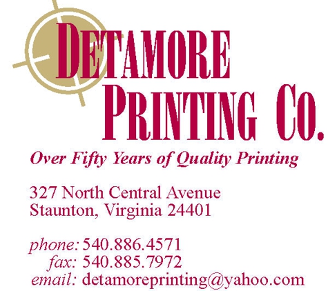 Detamore Printing Co - Staunton, VA