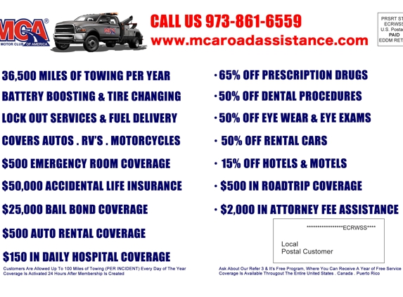 MCA Unlimited Road Assistance - Paterson, NJ