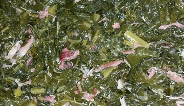 Next Step Soul Food Cafe - Dorchester Center, MA. Collard greens with Smoked Turkey 
