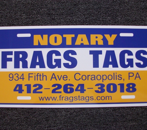 Frags Tags & Travel LLC - Coraopolis, PA