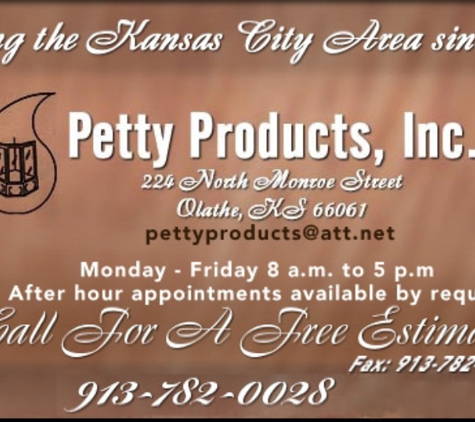 Petty Products Inc - Olathe, KS