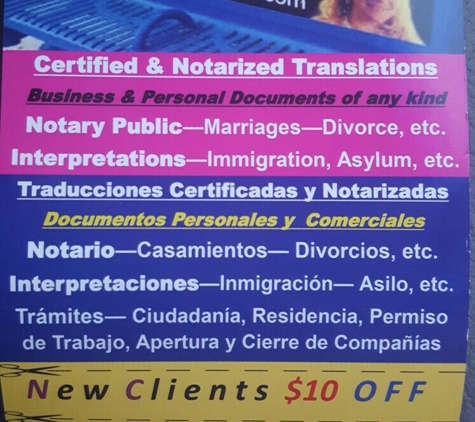 FIRST STEP TRANSLATIONS CORPORATION - Miami, FL