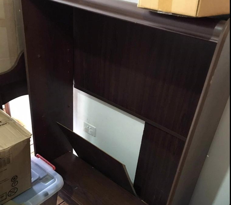 Shoalhaven Removals & Storage - South Nowra, NSW. Broken bookshelf