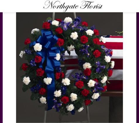 Northgate Florist - El Paso, TX. Military Funeral Flower Arrangements