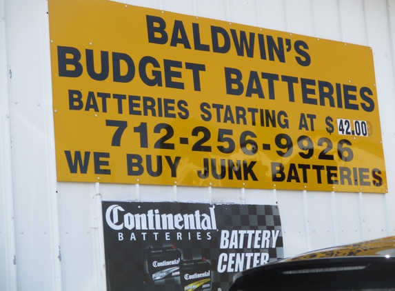 Baldwin's Budget Batteries - Council Bluffs, IA