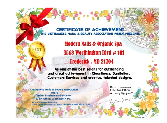 Modern Nails & Organic Spa - Frederick, MD