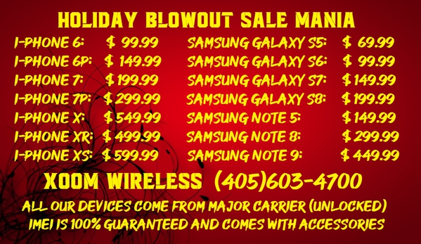 Xoom Wireless - Oklahoma City, OK. unbeatable Cell Phone price in OKC