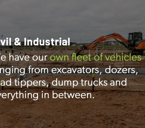 Oliver Kelly Group - Devonport, TAS. We have our own fleet of vehicles ranging from excavators, dozers, road tippers, dump trucks and everything in between.