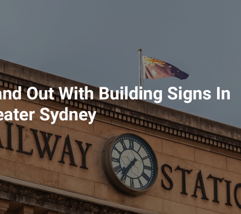 R Smart Signs - Fairfield Heights, NSW. Stand Out With Building Signs In Greater Sydney