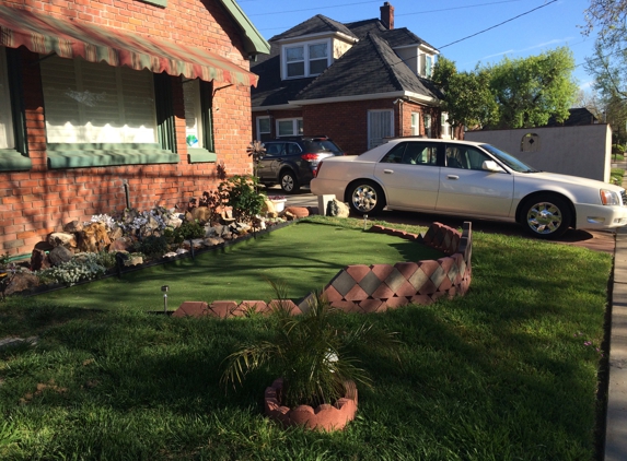 Micke Grove Golf Links - Lodi, CA. My front yard putting green.