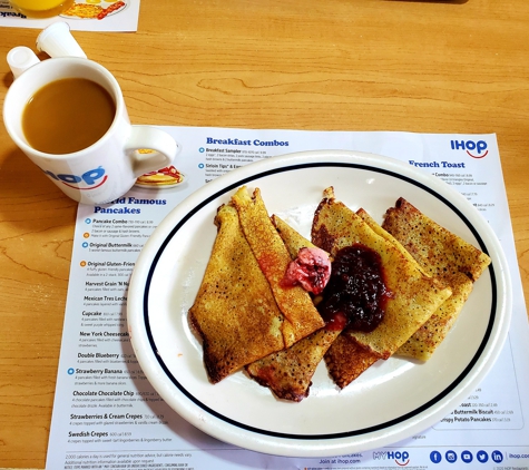 IHOP - Dania Beach, FL. Bill Lewis of Vero Beach dining in at the I-Hop in Dania Beach, Florida.