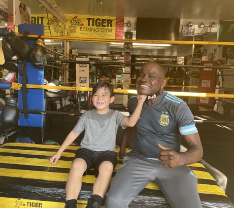 Tiger Boxing Gym - Los Angeles, CA. Youngest client