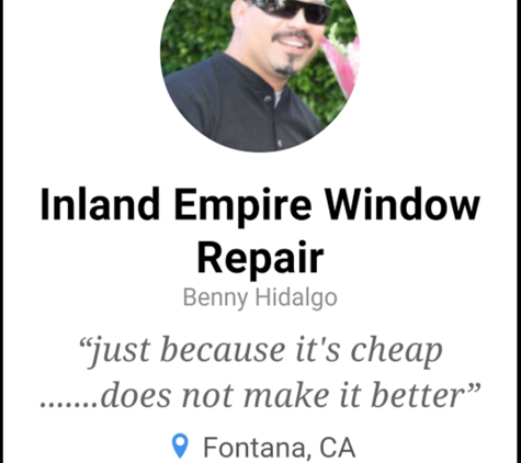 I.E window repair llc - fontana, CA