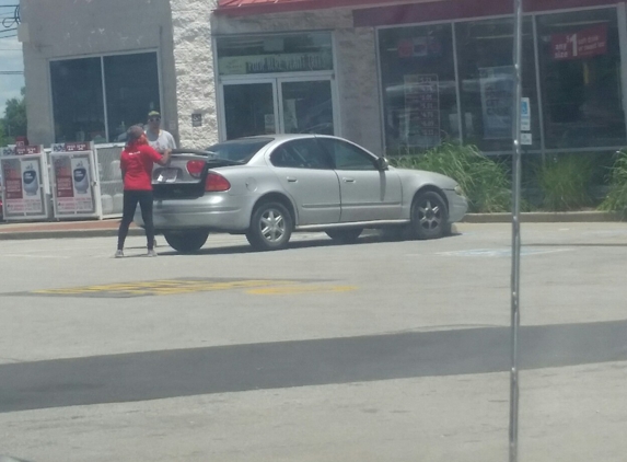Ricker Oil Company, Inc. - Anderson, IN. According to this Ricker's employee , it is OK to park in a handicap spot so that she can be closer to the door