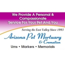 Arizona Pet Mortuary - Pet Services